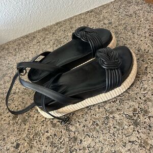 Alexandre Birman Black Woven Knot Espadrille Sandals - Women